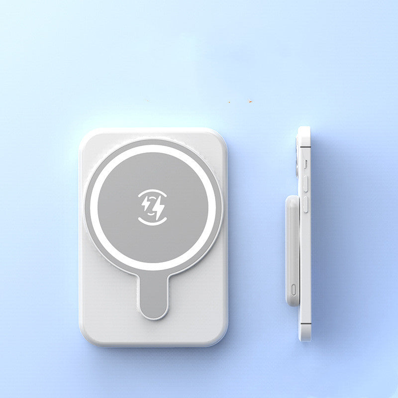 Mini Fast Charging Magnetic Wireless Power Bank 5000 MAh Portable - Fast, Snap-On Charging Anywhere