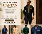 African Style Caftan for Men – Premium Traditional & Modern Kaftan