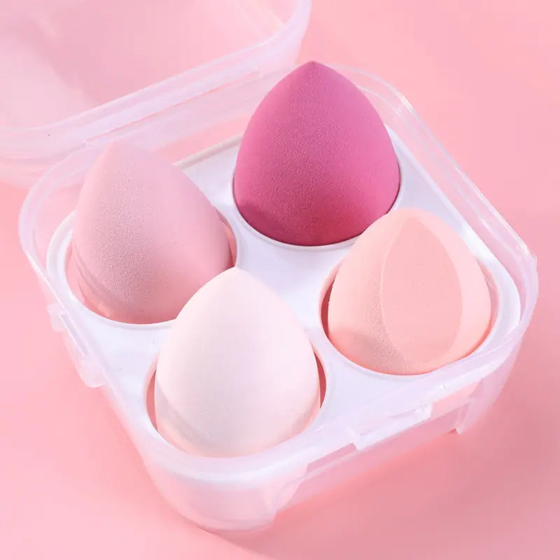 4pcs Makeup Sponge - Does Not Absorb Powder, Make-Up, Dry And Wet