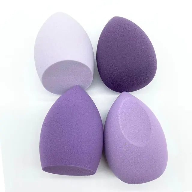 4pcs Makeup Sponge - Does Not Absorb Powder, Make-Up, Dry And Wet
