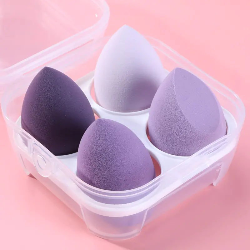 4pcs Makeup Sponge - Does Not Absorb Powder, Make-Up, Dry And Wet