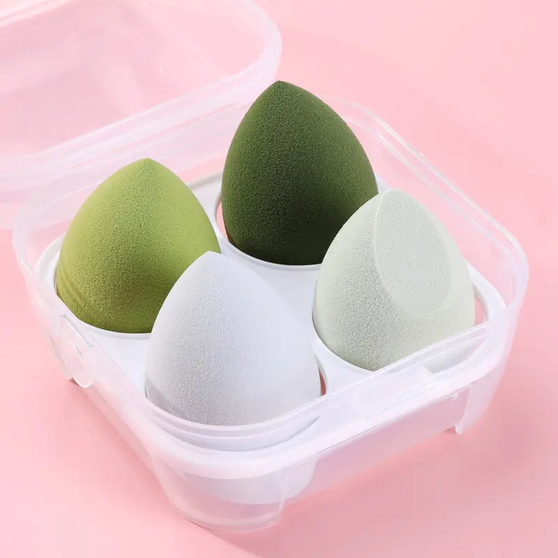 4pcs Makeup Sponge - Does Not Absorb Powder, Make-Up, Dry And Wet