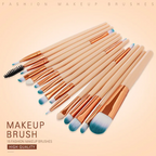Set of 15 Professional Synthetic Makeup Brushes