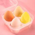 4pcs Makeup Sponge - Does Not Absorb Powder, Make-Up, Dry And Wet