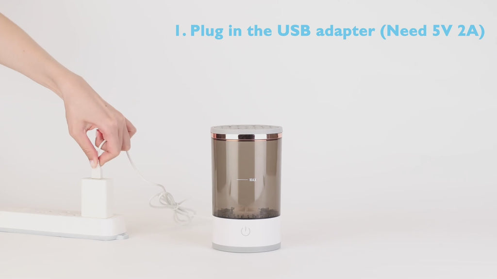 Automatic Makeup Brush Cleaner