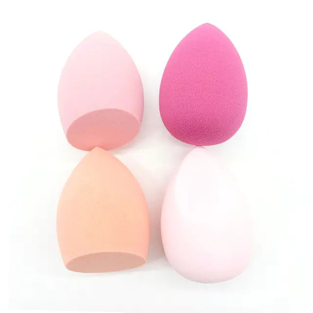 4pcs Makeup Sponge - Does Not Absorb Powder, Make-Up, Dry And Wet